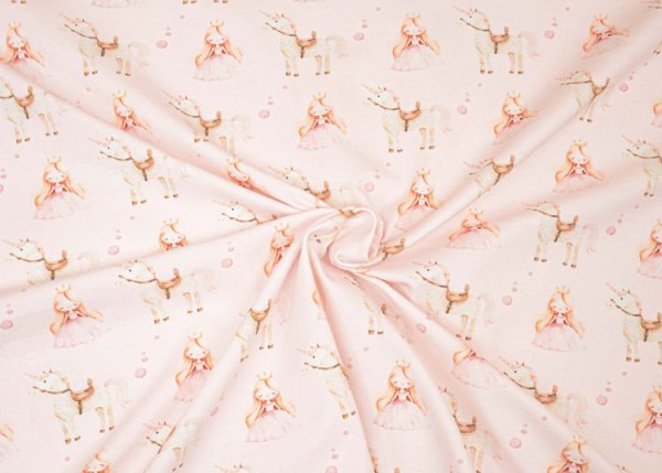 Belle jersey with princess and unicorn for children by Hilco